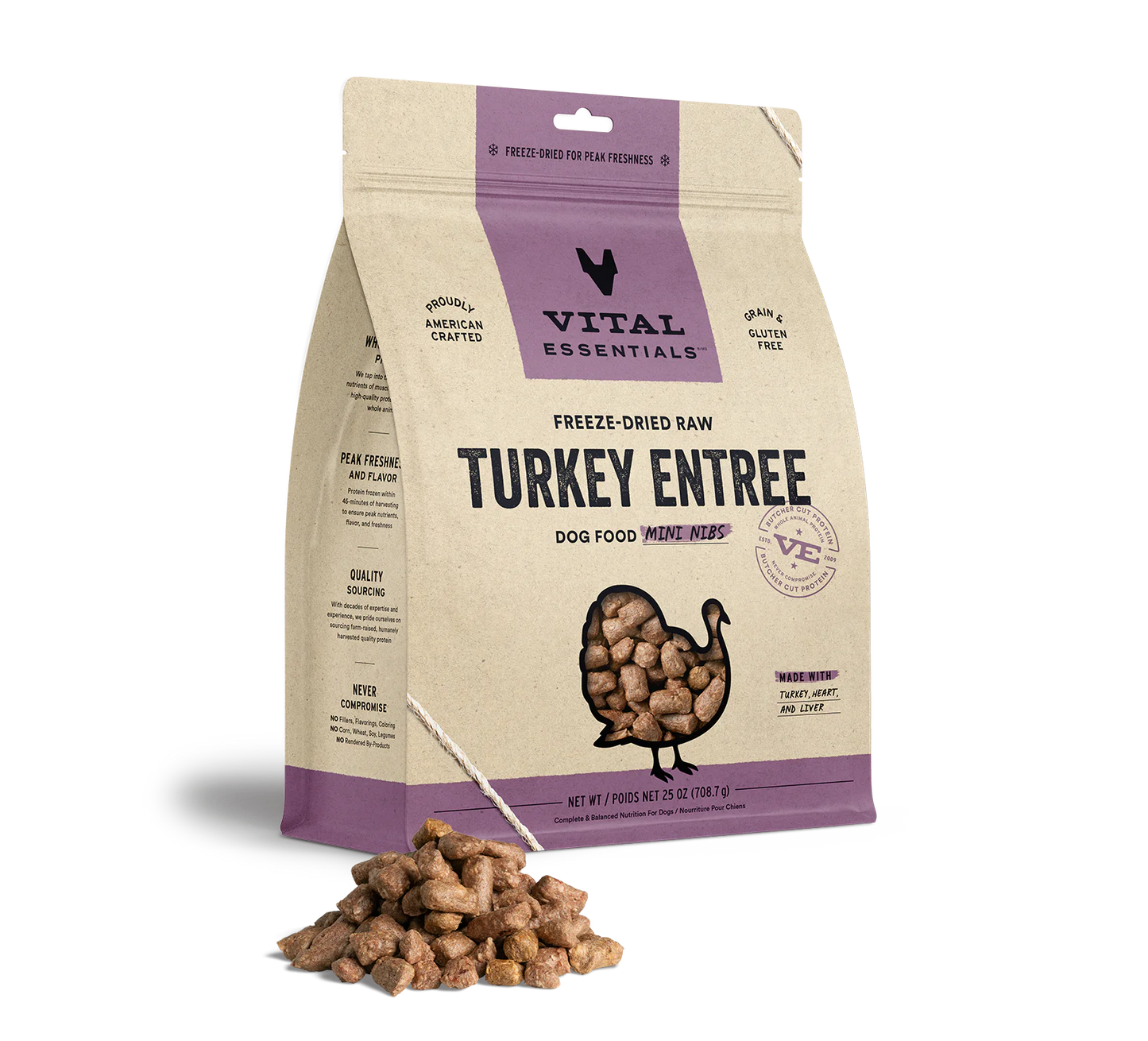 Vital Essentials Dog Freeze Dried Mini Nibs